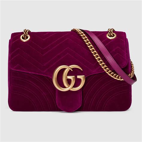 gucci marmont velvet dust bag|gucci marmont price increase.